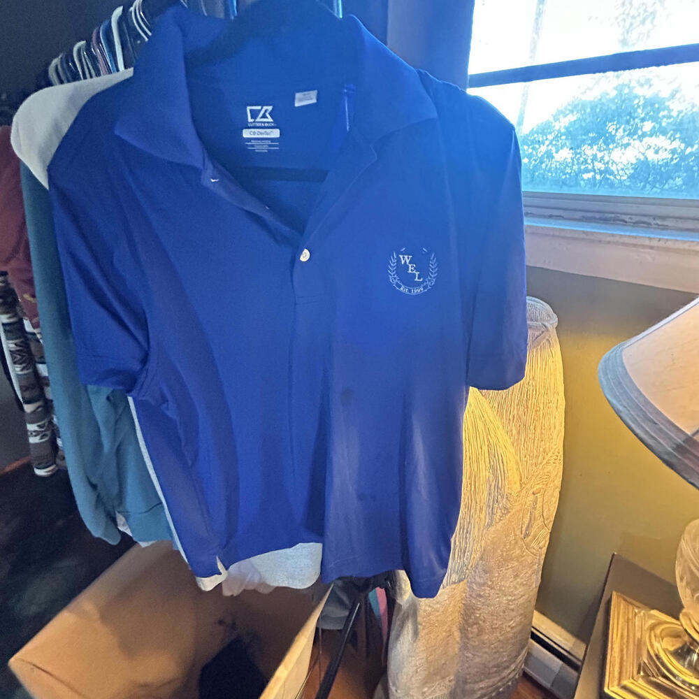 Men's Blue Cutter & Buck DryTec Polo Shirt - Stay Cool Kids